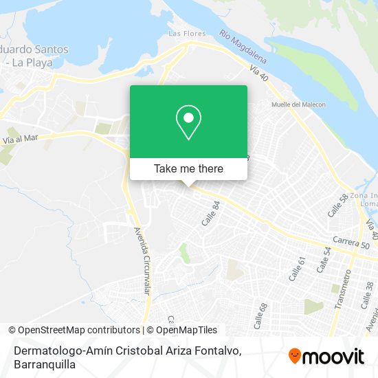 Dermatologo-Amín Cristobal Ariza Fontalvo map