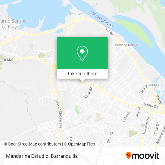 Mandarina Estudio map