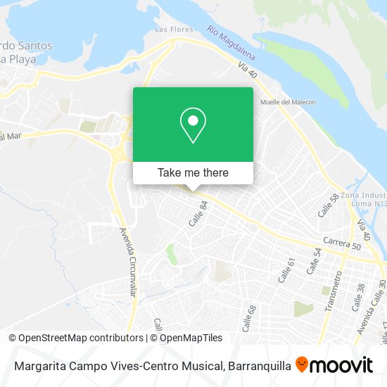 Margarita Campo Vives-Centro Musical map