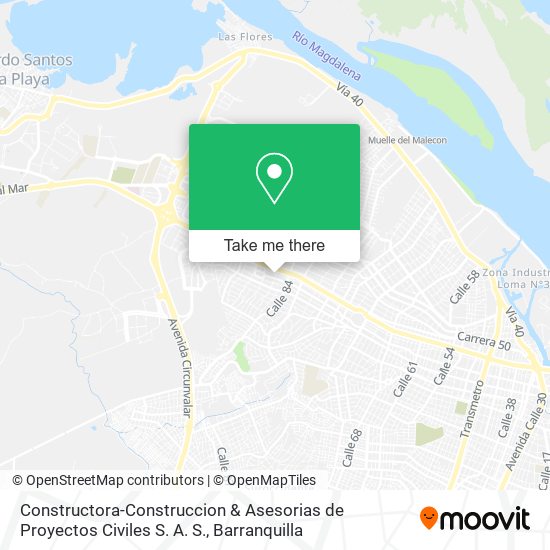 Constructora-Construccion & Asesorias de Proyectos Civiles S. A. S. map