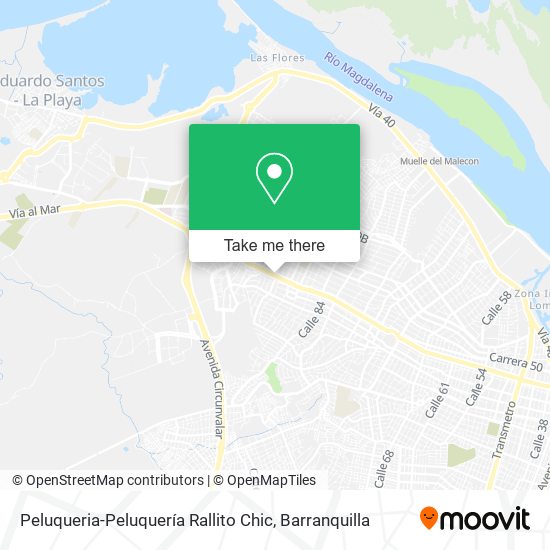 Peluqueria-Peluquería Rallito Chic map