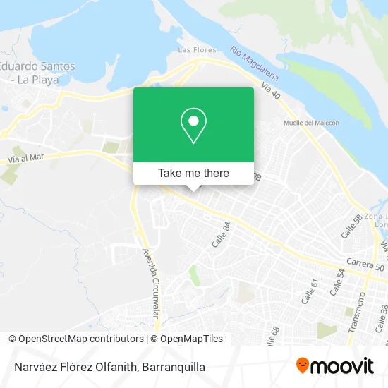 Narváez Flórez Olfanith map