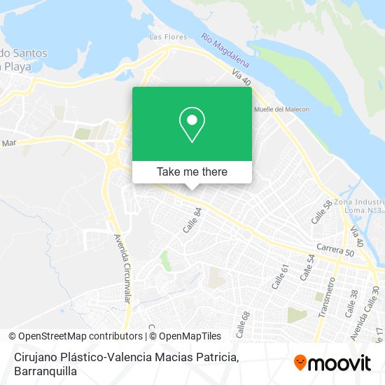Cirujano Plástico-Valencia Macias Patricia map