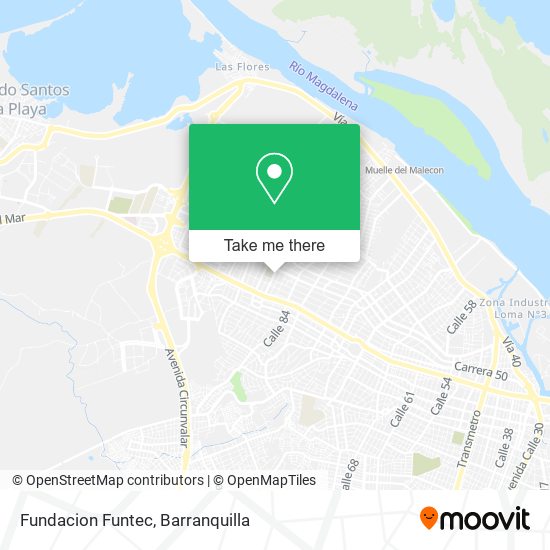 Fundacion Funtec map