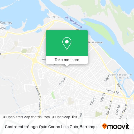 Gastroenterólogo-Quin Carlos Luis Quin map
