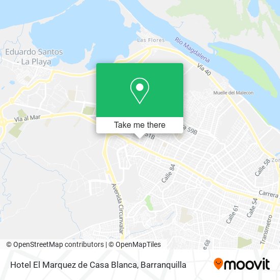 Mapa de Hotel El Marquez de Casa Blanca