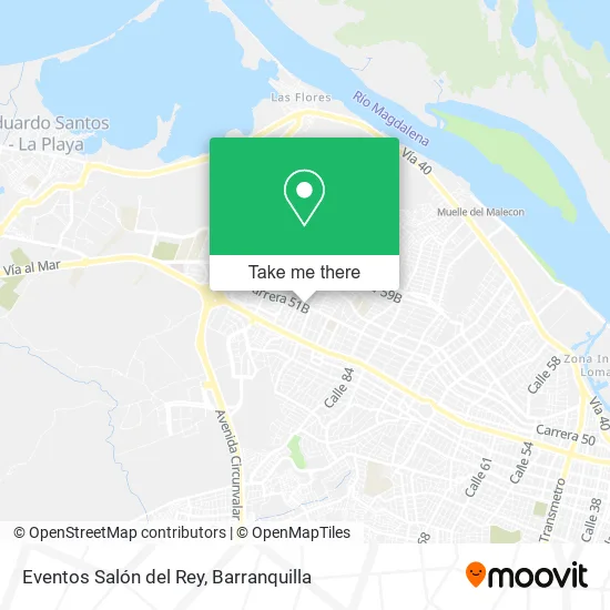 Eventos Salón del Rey map