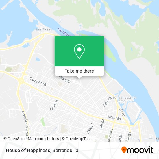 House of Happiness map