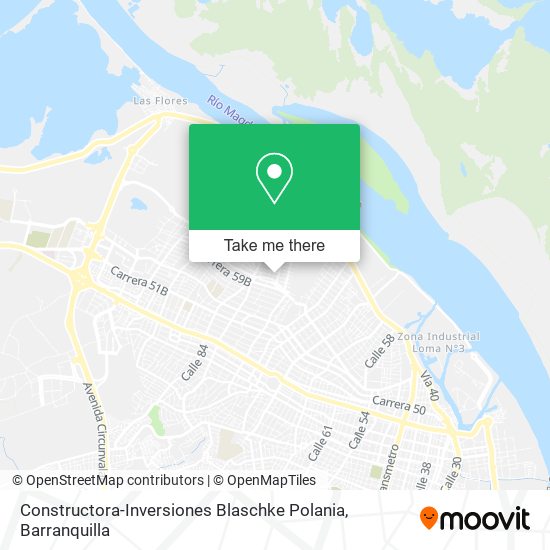 Mapa de Constructora-Inversiones Blaschke Polania