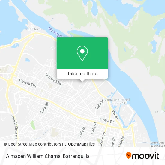 Mapa de Almacén William Chams