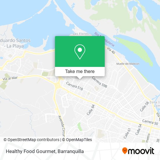 Healthy Food Gourmet map