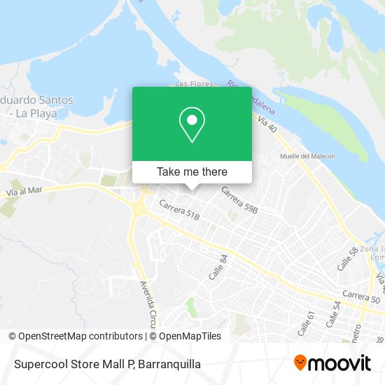 Supercool Store Mall P map