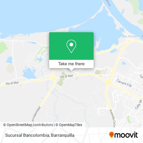 Mapa de Sucursal Bancolombia