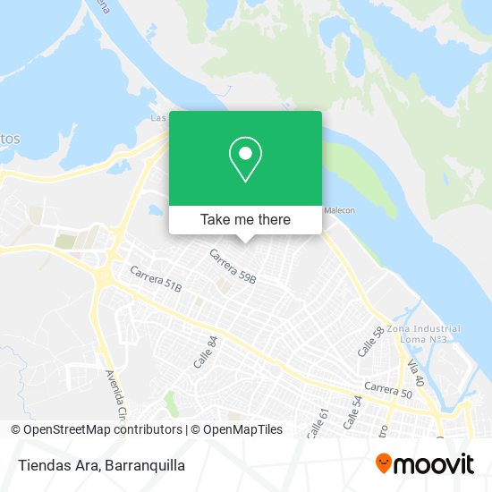 Mapa de Tiendas Ara