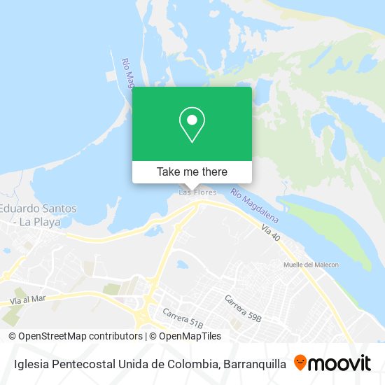 Iglesia Pentecostal Unida de Colombia map