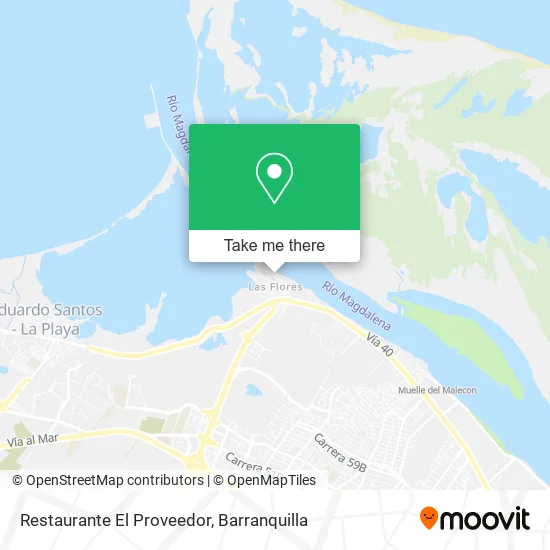 Restaurante El Proveedor map
