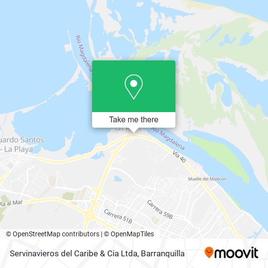 Servinavieros del Caribe & Cia Ltda map