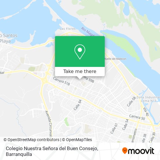Colegio Nuestra Señora del Buen Consejo map