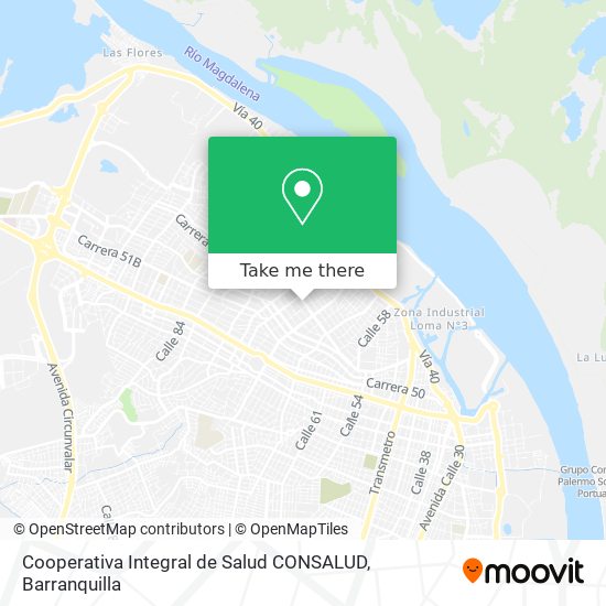 Cooperativa Integral de Salud CONSALUD map