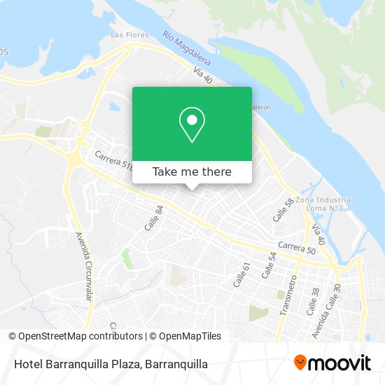 Hotel Barranquilla Plaza map