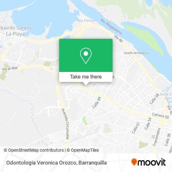Odontología Veronica Orozco map