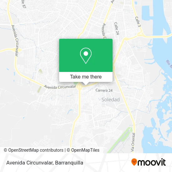 Avenida Circunvalar map