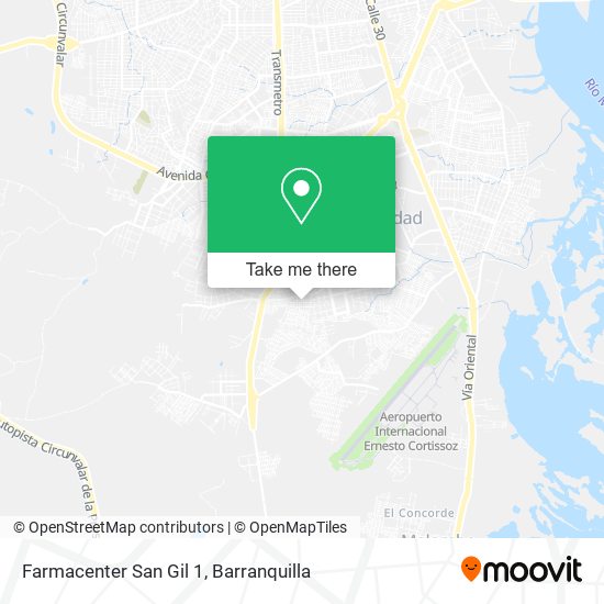 Farmacenter San Gil 1 map
