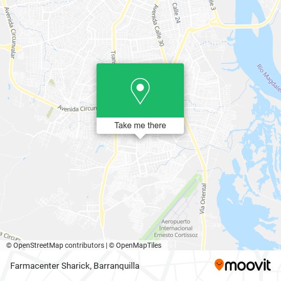 Farmacenter Sharick map