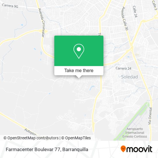 Farmacenter Boulevar 77 map