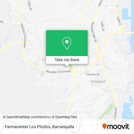 Farmacenter Los Pitufos map