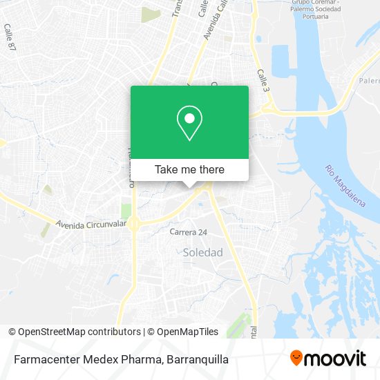 Farmacenter Medex Pharma map