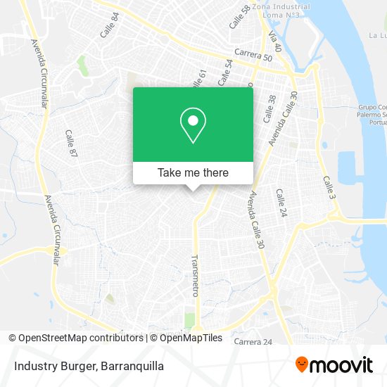 Industry Burger map