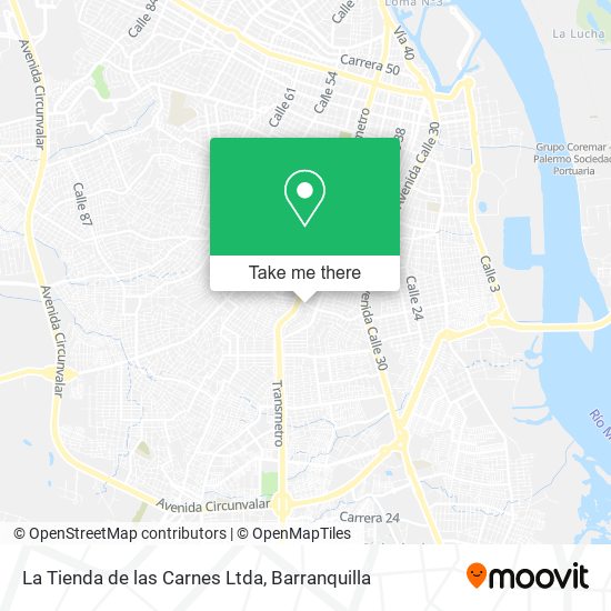 La Tienda de las Carnes Ltda map