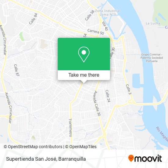 Supertienda San José map