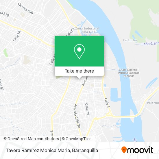 Tavera Ramírez Monica Maria map