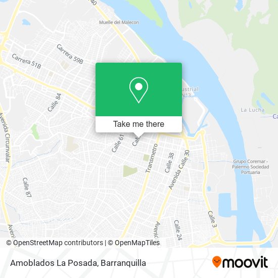 Amoblados La Posada map