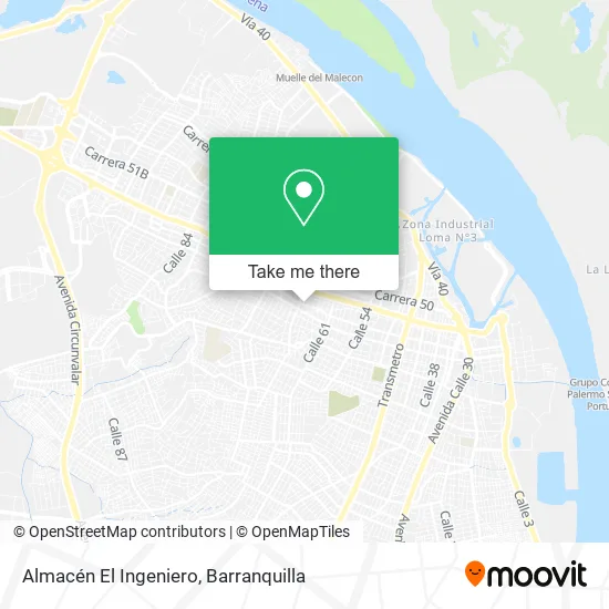 Mapa de Almacén El Ingeniero