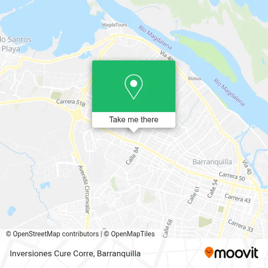 Inversiones Cure Corre map