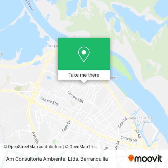 Mapa de Am Consultoría Ambiental Ltda