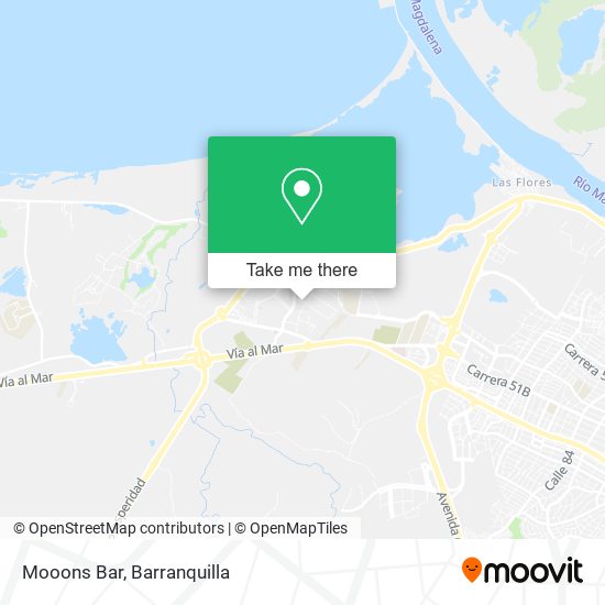 Mooons Bar map