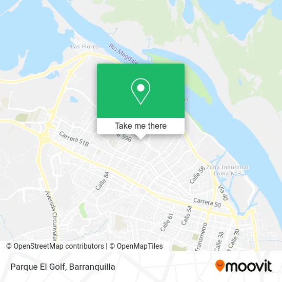 Parque El Golf map