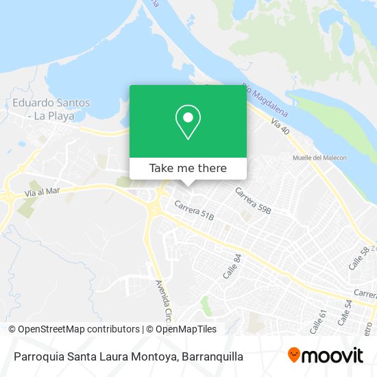 Parroquia Santa Laura Montoya map