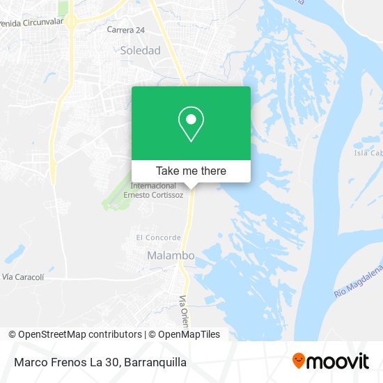 Marco Frenos La 30 map
