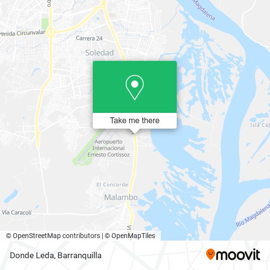 Mapa de Donde Leda