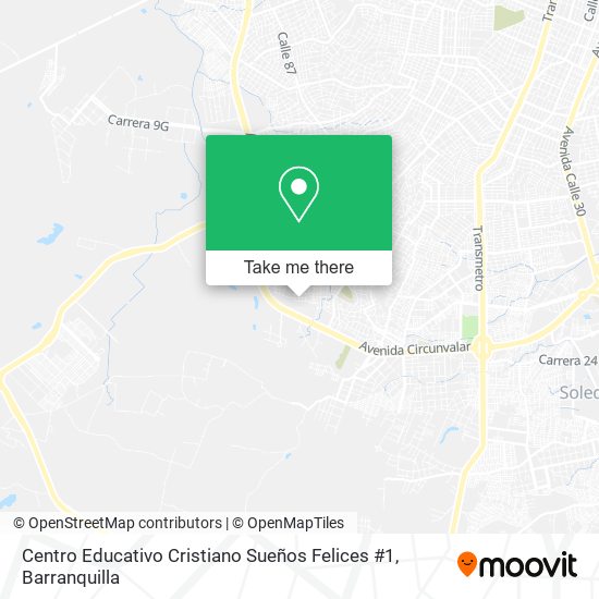 Mapa de Centro Educativo Cristiano Sueños Felices #1