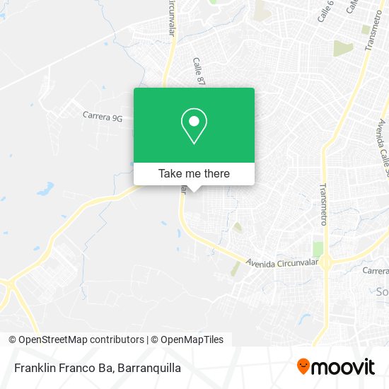 Franklin Franco Ba map