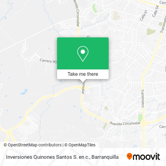 Inversiones Quinones Santos S. en c. map