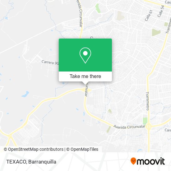 Mapa de TEXACO