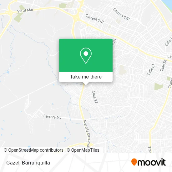 Gazel map