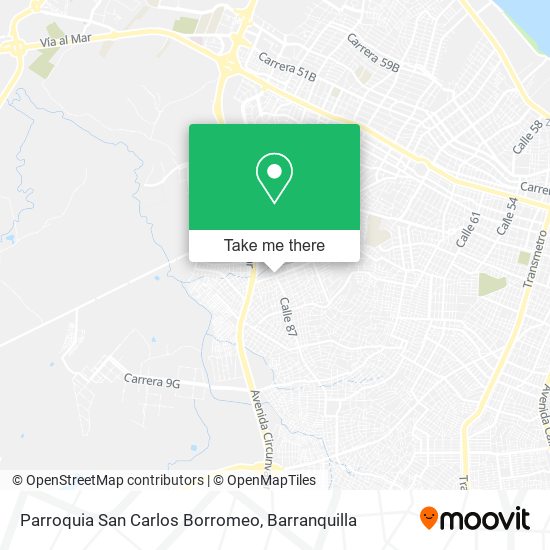 Parroquia San Carlos Borromeo map